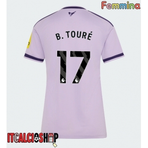 Newcastle United Bazoumana Toure #17 Terza Maglia Femmina 2026-27 Manica Corta